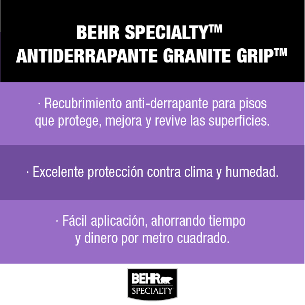 Behr Specialty Granite Grip Home Depot México